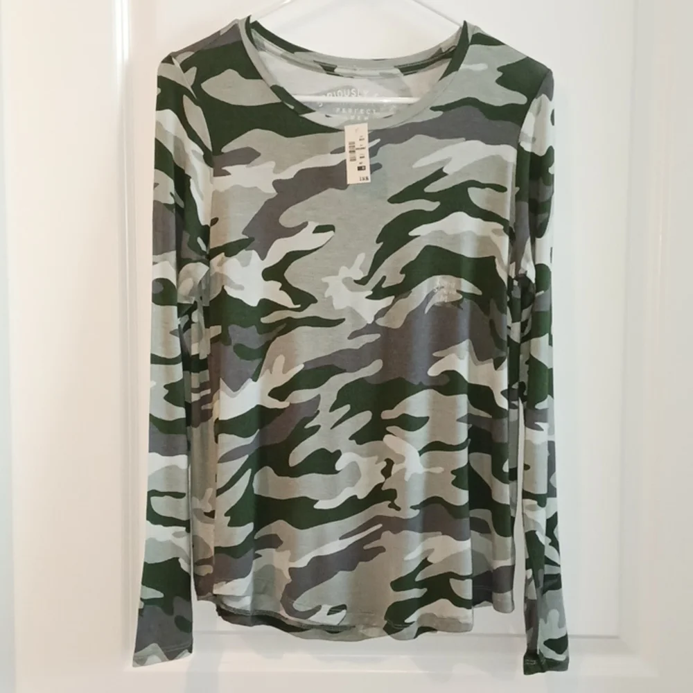 NWT Aeropostale - Long Sleeve Seriously Soft Camo Crew Tee! - Picture 1 of 11